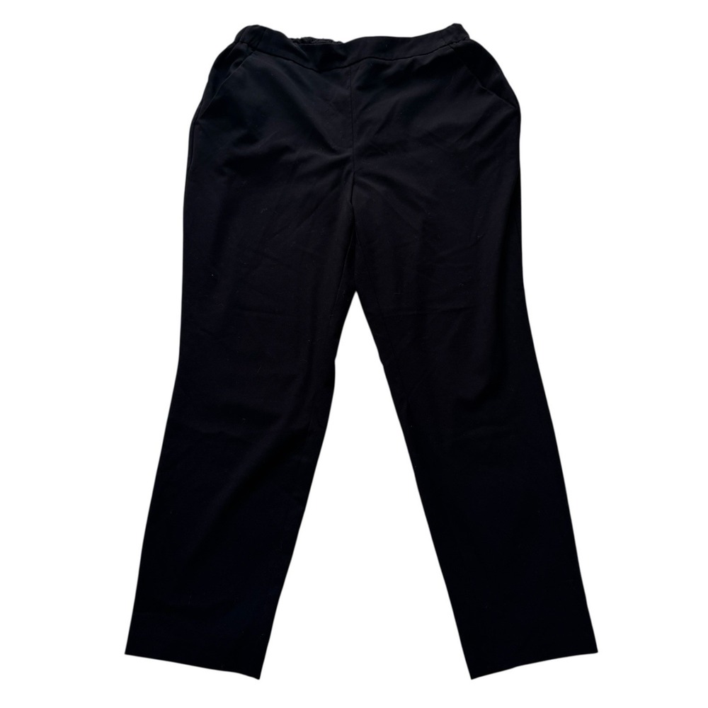 Nine West‎ Black Pants Large Professional Office Career Capsule Classic Stretch